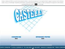 Tablet Screenshot of castelliceramiche.it